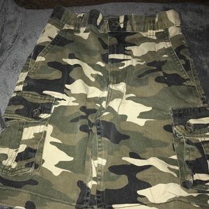 Wonder Nation Camo Patterned Cargo Shorts